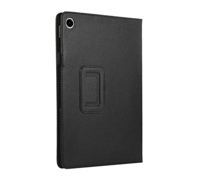 Classical Litchi Leather Samsung Galaxy Tab A9 Case Folio