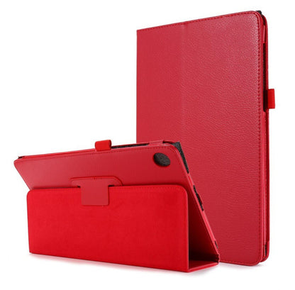 Classical Litchi Leather Samsung Galaxy Tab A8 Case Folio