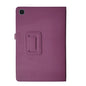 Classical Litchi Leather Samsung Galaxy Tab A7 Case Folio