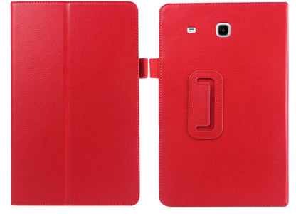 Classical Litchi Leather Samsung Galaxy Tab E 8.0 (2014) Case Folio