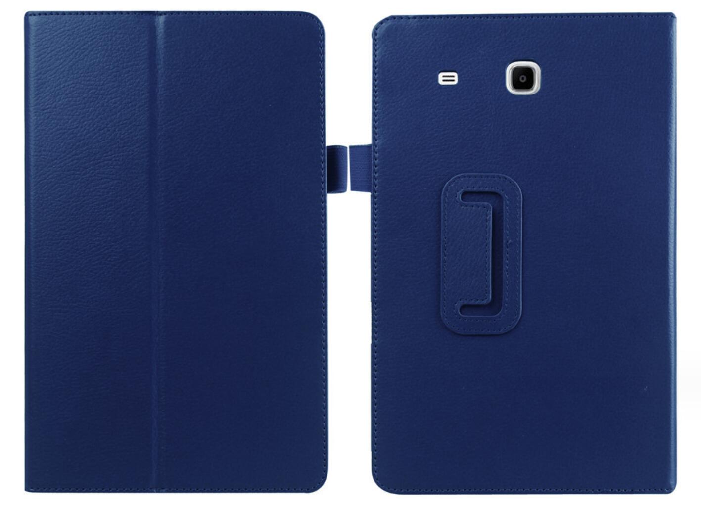 Classical Litchi Leather Samsung Galaxy Tab E 8.0 (2014) Case Folio