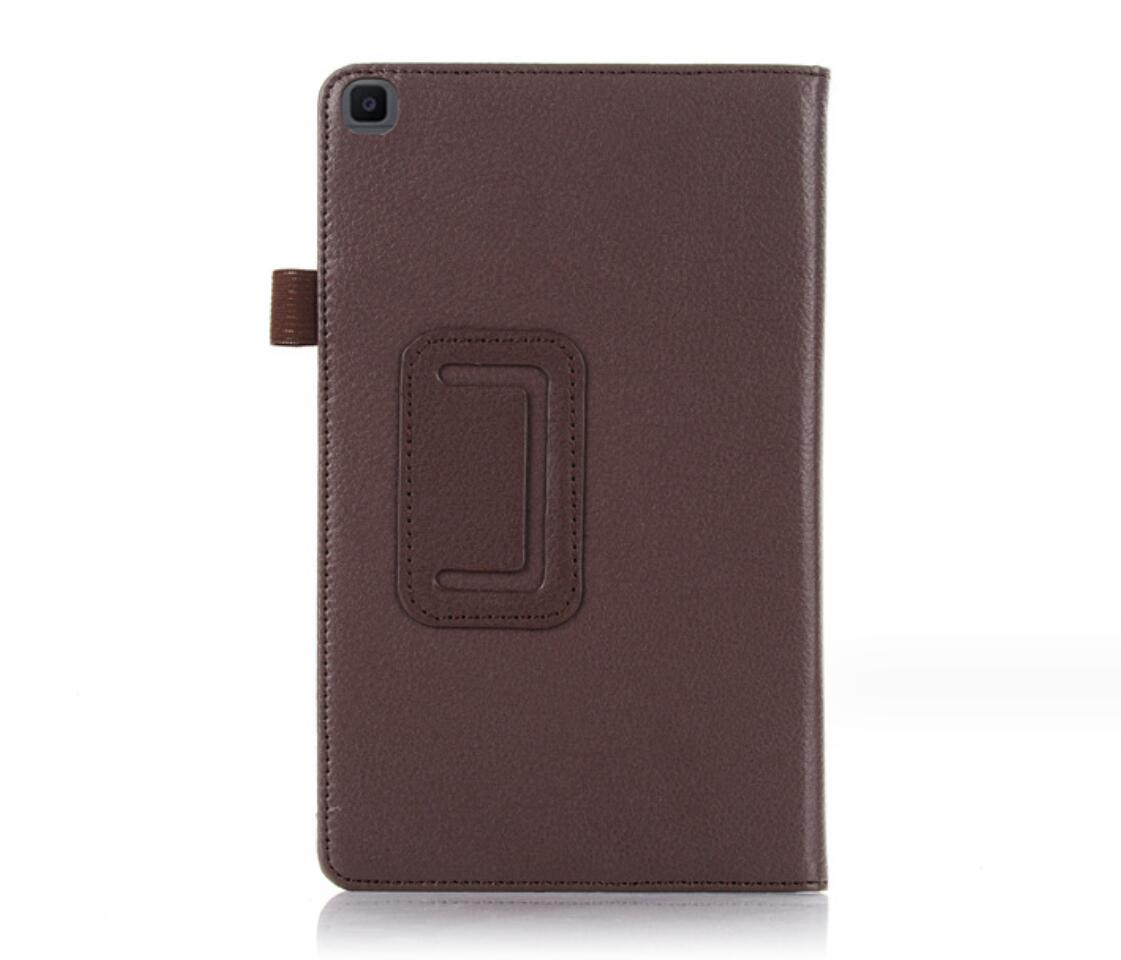 Classical Litchi Leather Samsung Galaxy Tab A 8.0 (2019) Case Folio