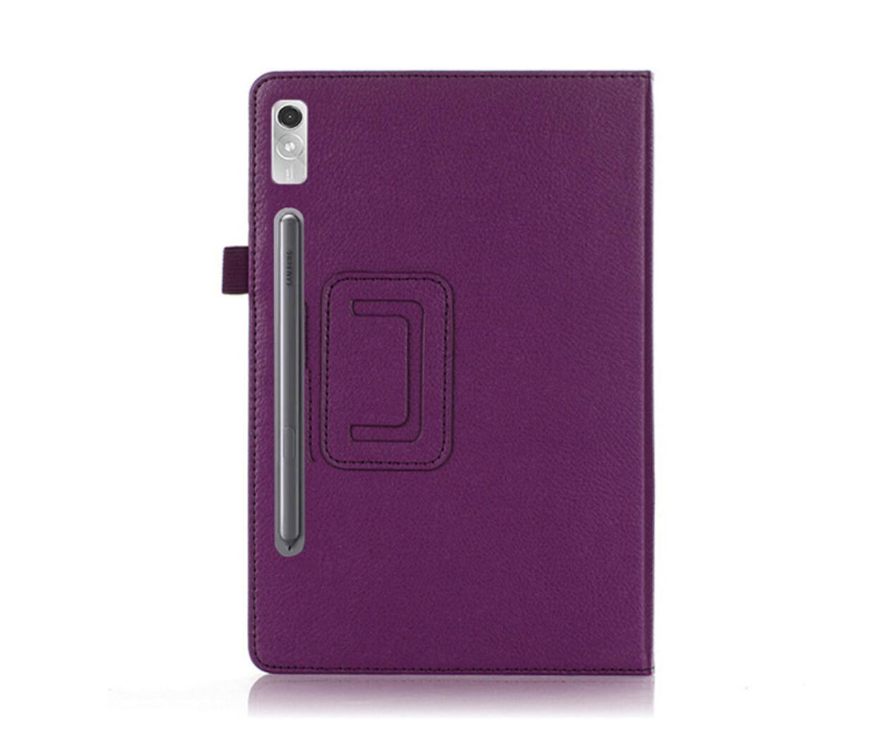 Classical Litchi Leather Lenovo Tab P12 (2023) Case Folio