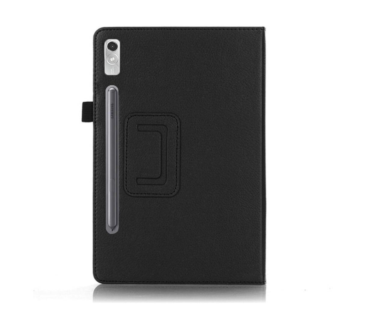 Classical Litchi Leather Lenovo Tab P12 (2023) Case Folio