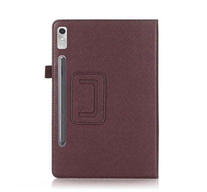 Classical Litchi Leather Lenovo Tab P11 Plus (2023) Case Folio