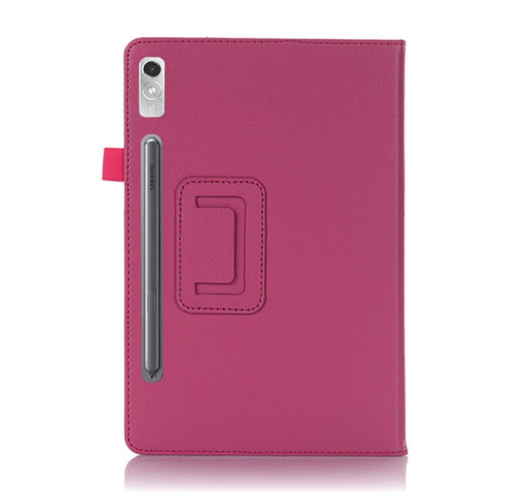 Classical Litchi Leather Lenovo Tab P12 (2023) Case Folio