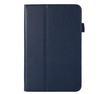 Classical Litchi Leather Amazon Kindle Fire 7 (2022) Case Folio