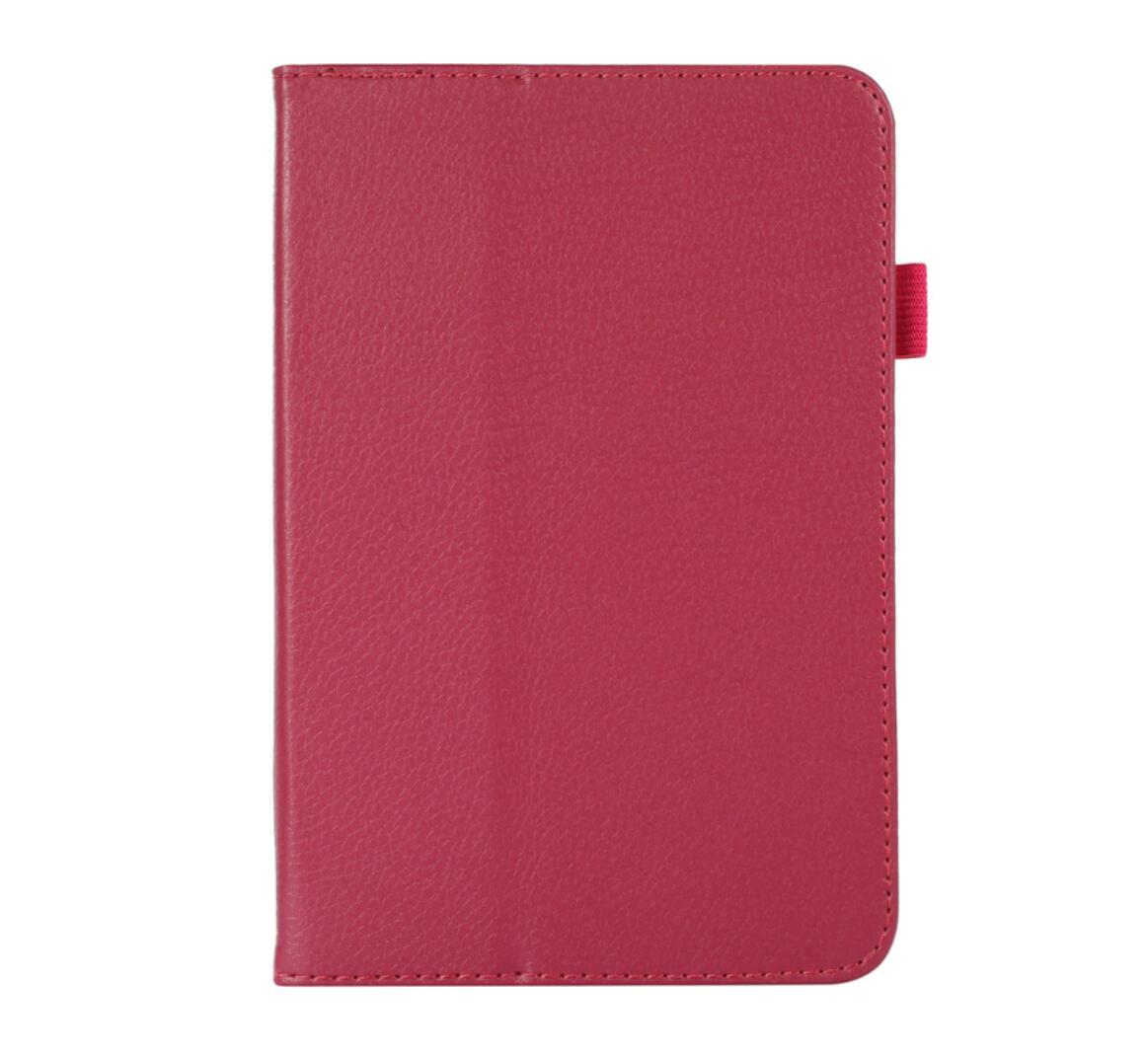 Classical Litchi Leather Amazon Kindle Fire 7 (2022) Case Folio