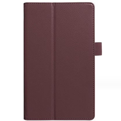 Classical Litchi Leather Kindle Fire HD 8 Plus (2022) Case Folio