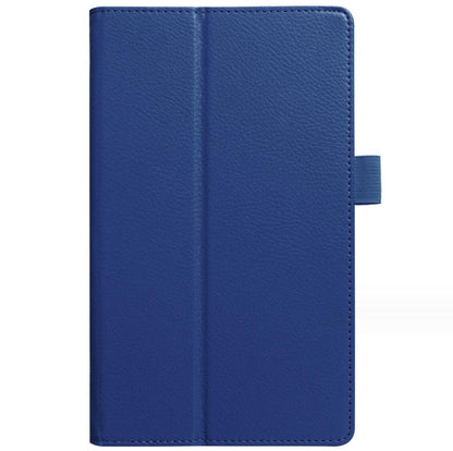 Classical Litchi Leather Kindle Fire HD 8 Plus (2022) Case Folio