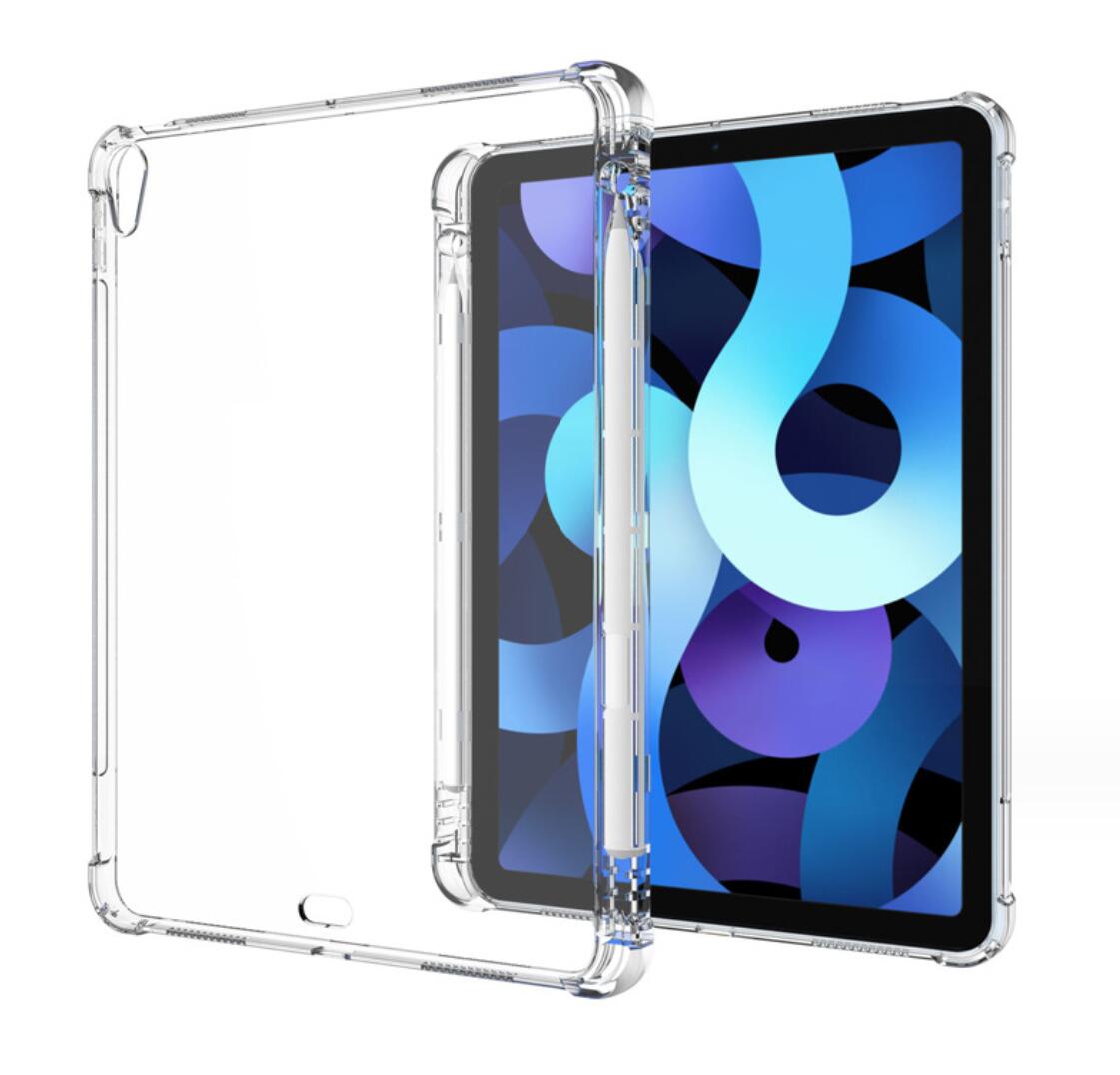 Pencil Holder Clear TPU Apple iPad Air 4 Case Transparant