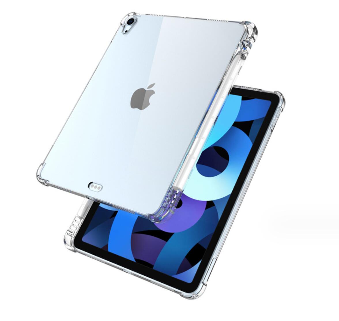 Pencil Holder Clear TPU Apple iPad Air 4 Case Transparant