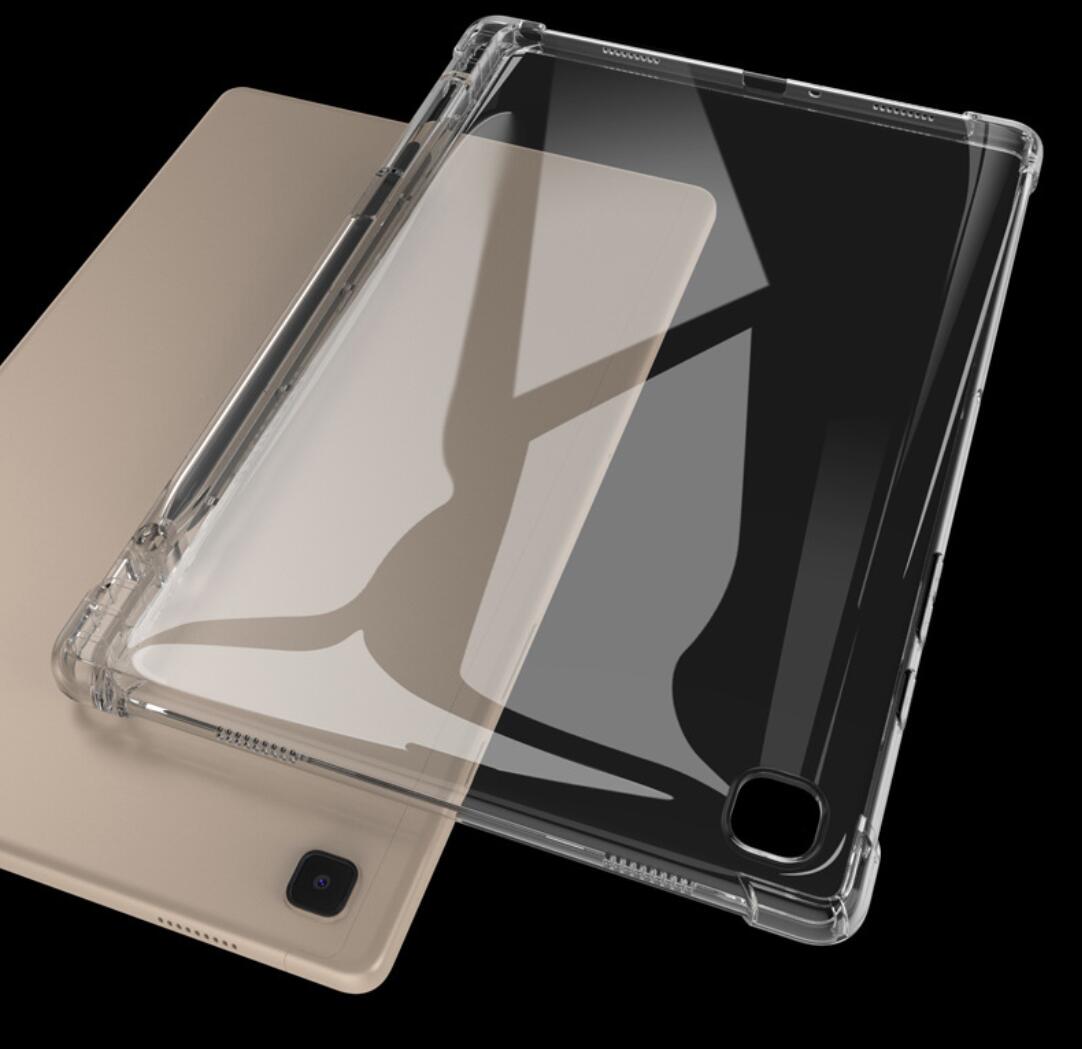 Pencil Holder Clear TPU Galaxy Tab A 10.1 (2019) Case Transparant