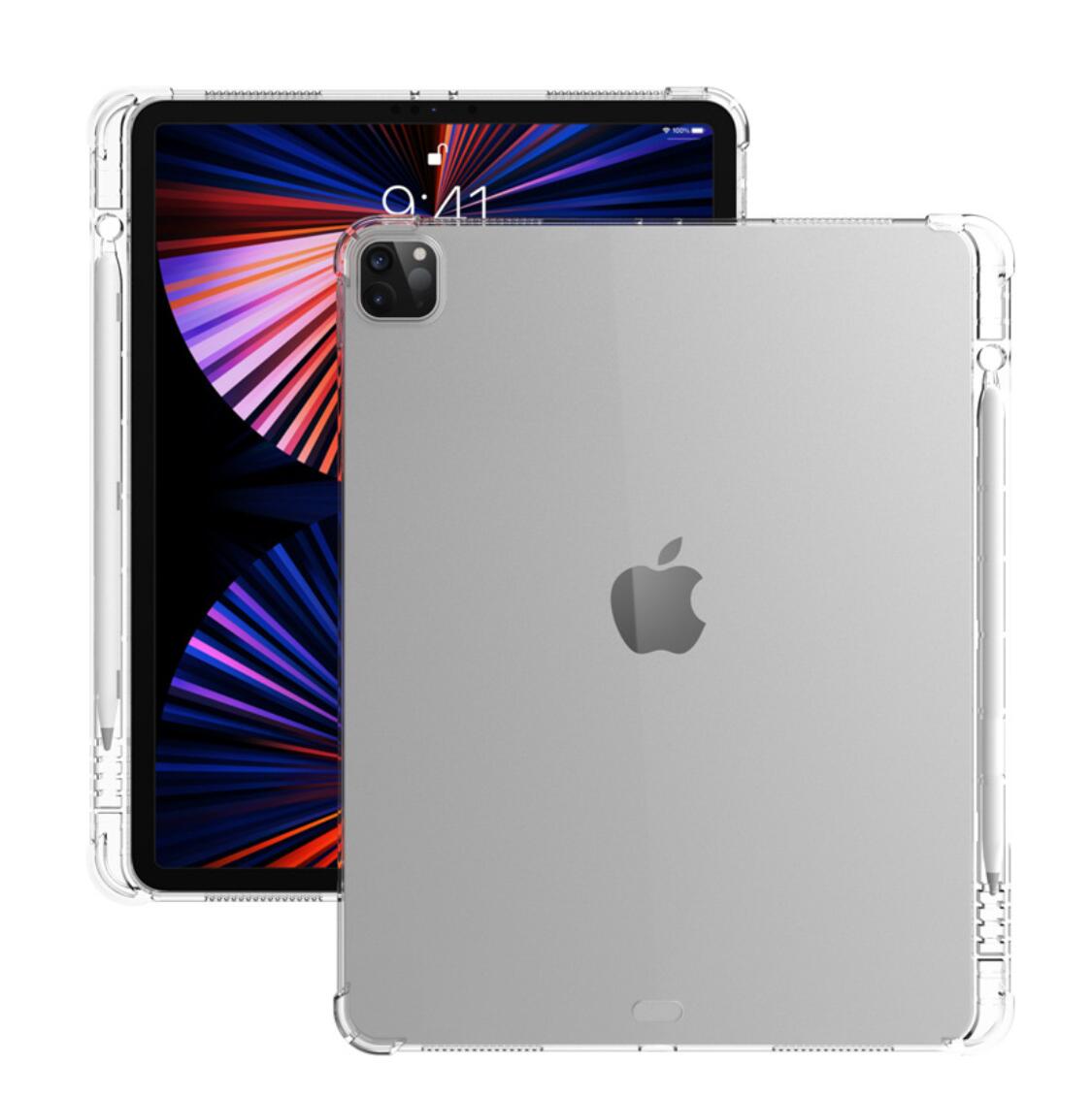 Pencil Holder Clear TPU Apple iPad Pro 12.9 3rd Generation (2018) Case Transparant