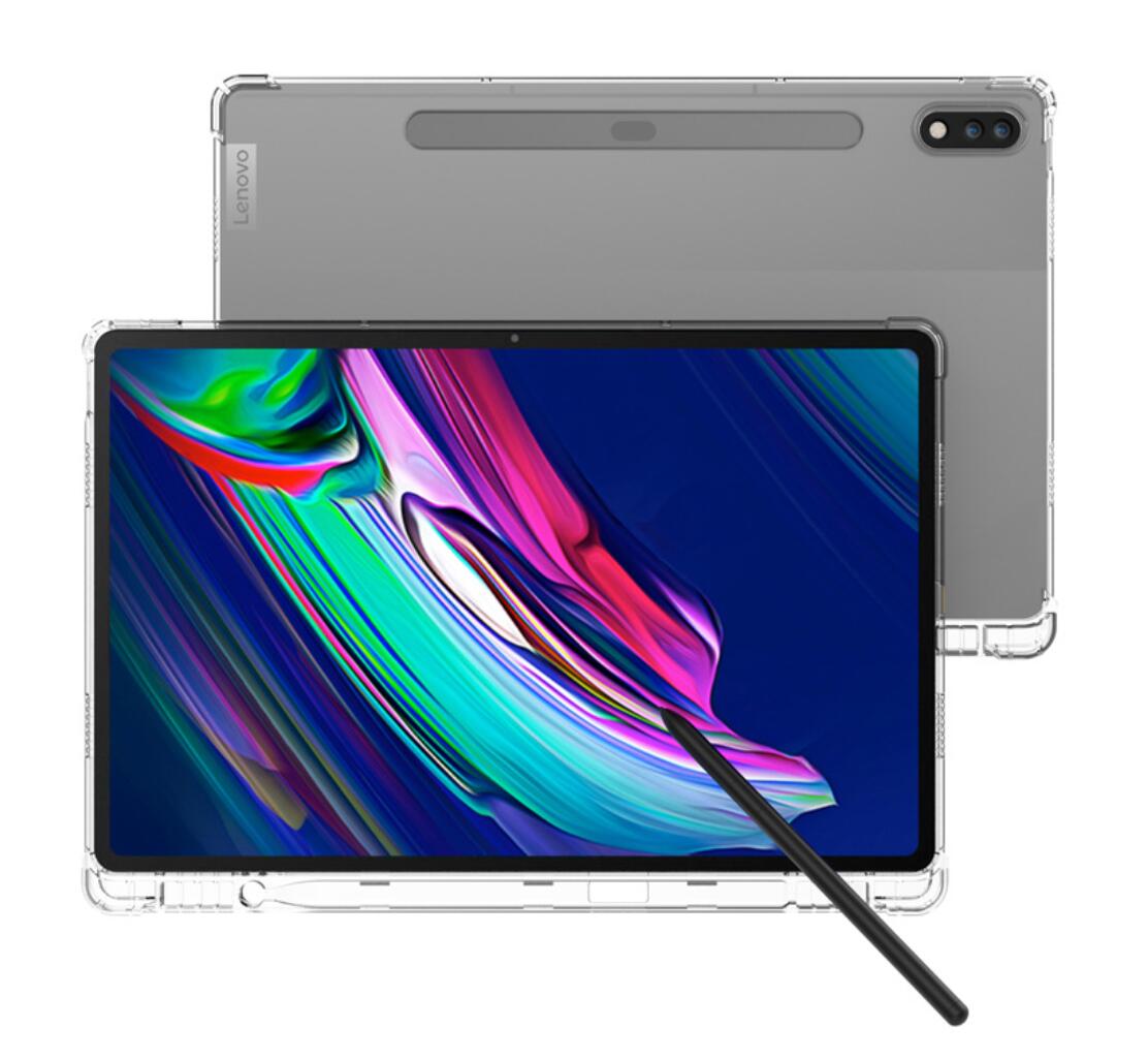 Pencil Holder Clear TPU Lenovo Tab P11 Plus (2023) Case Transparant