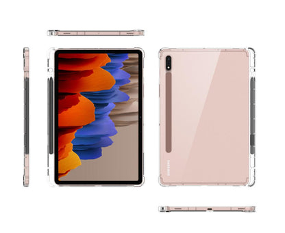 Pencil Holder Clear TPU Samsung Galaxy Tab S9+ Case Transparant