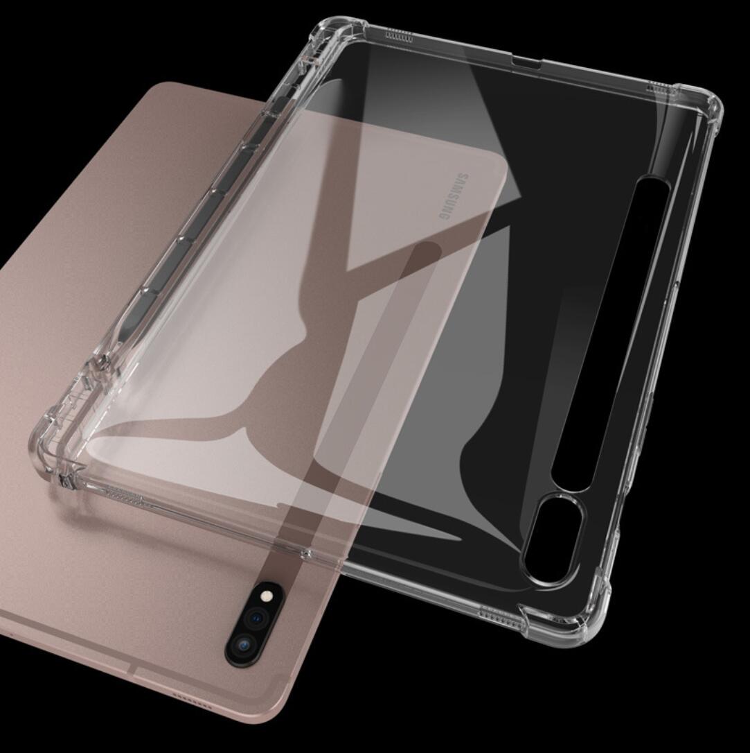 Pencil Holder Clear TPU Samsung Galaxy Tab S6 Case Transparant