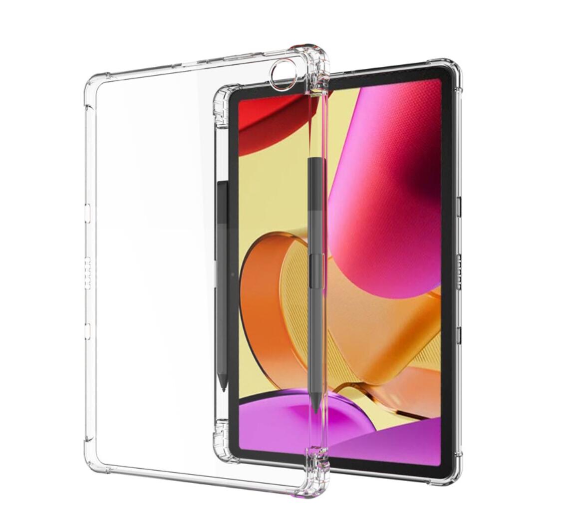 Pencil Holder Clear TPU Amazon Kindle Fire Max Case Transparant