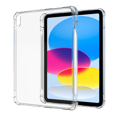 Pencil Holder Clear TPU Apple iPad 10 Case Transparant