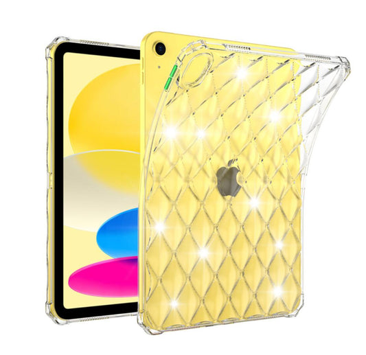 Diamond Transparent TPU Apple iPad 10.9 10th Generation Case Rugged