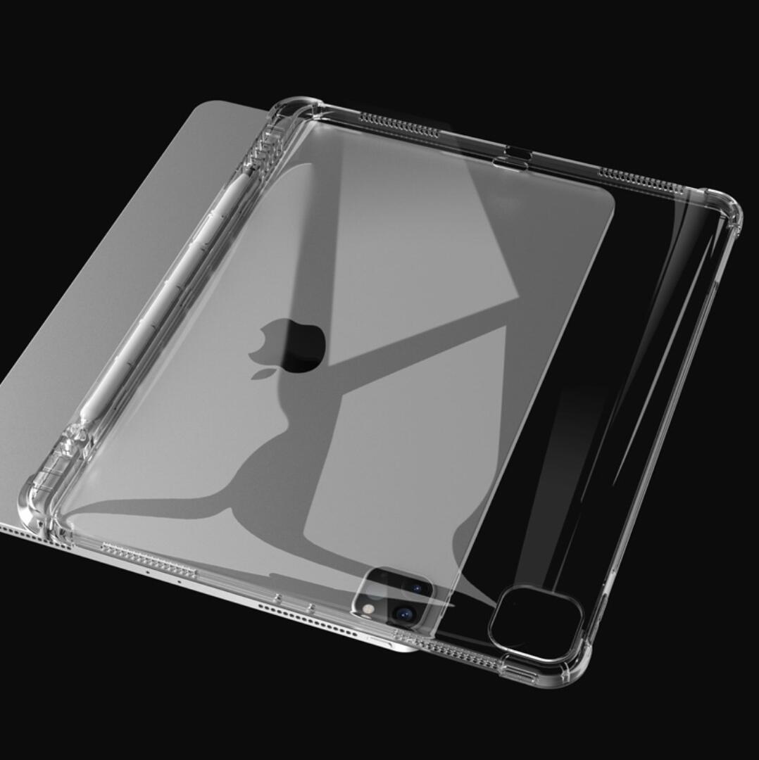 Pencil Holder Clear TPU Apple iPad Pro 11 (2018) Case Transparant