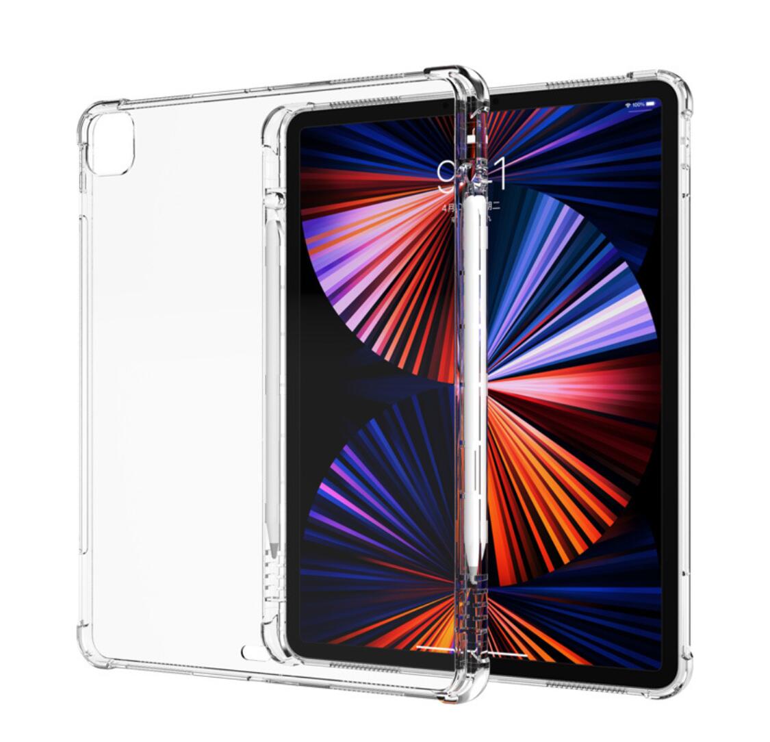 Pencil Holder Clear TPU Apple iPad Pro 11 (2018) Case Transparant