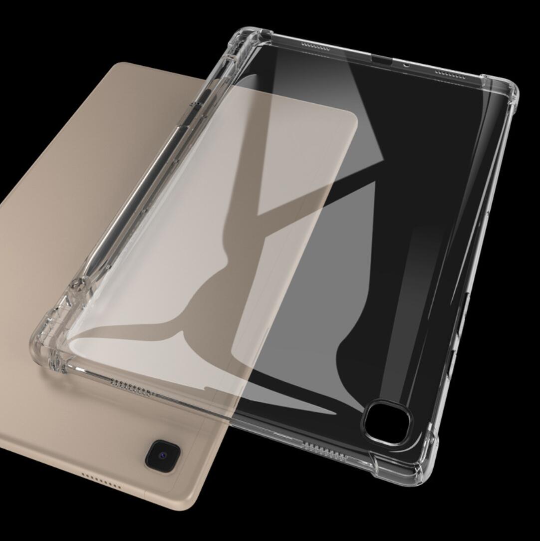 Pencil Holder Clear TPU Samsung Galaxy Tab A8 Case Transparant