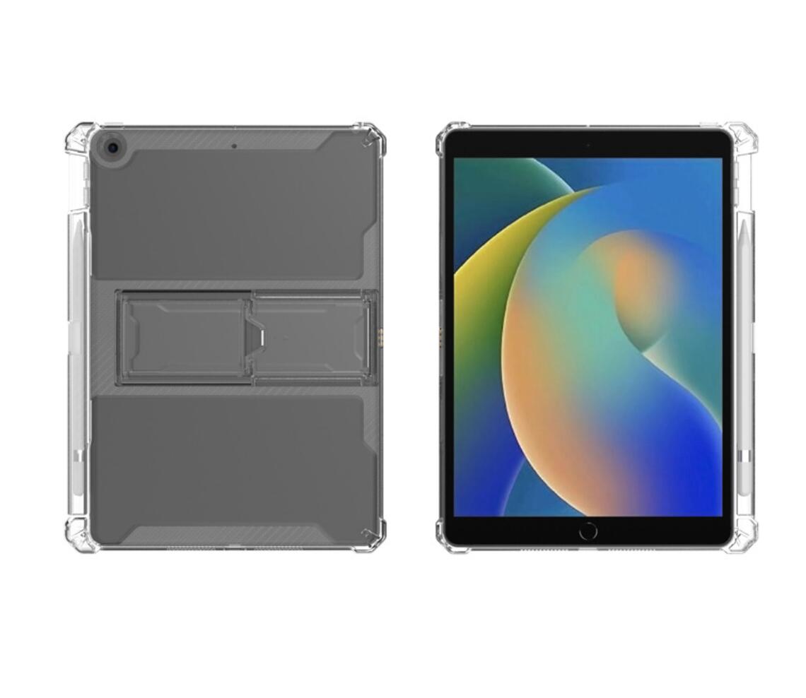 Kickstand Clear PC Apple iPad 10.2 9th Generation Case Combo