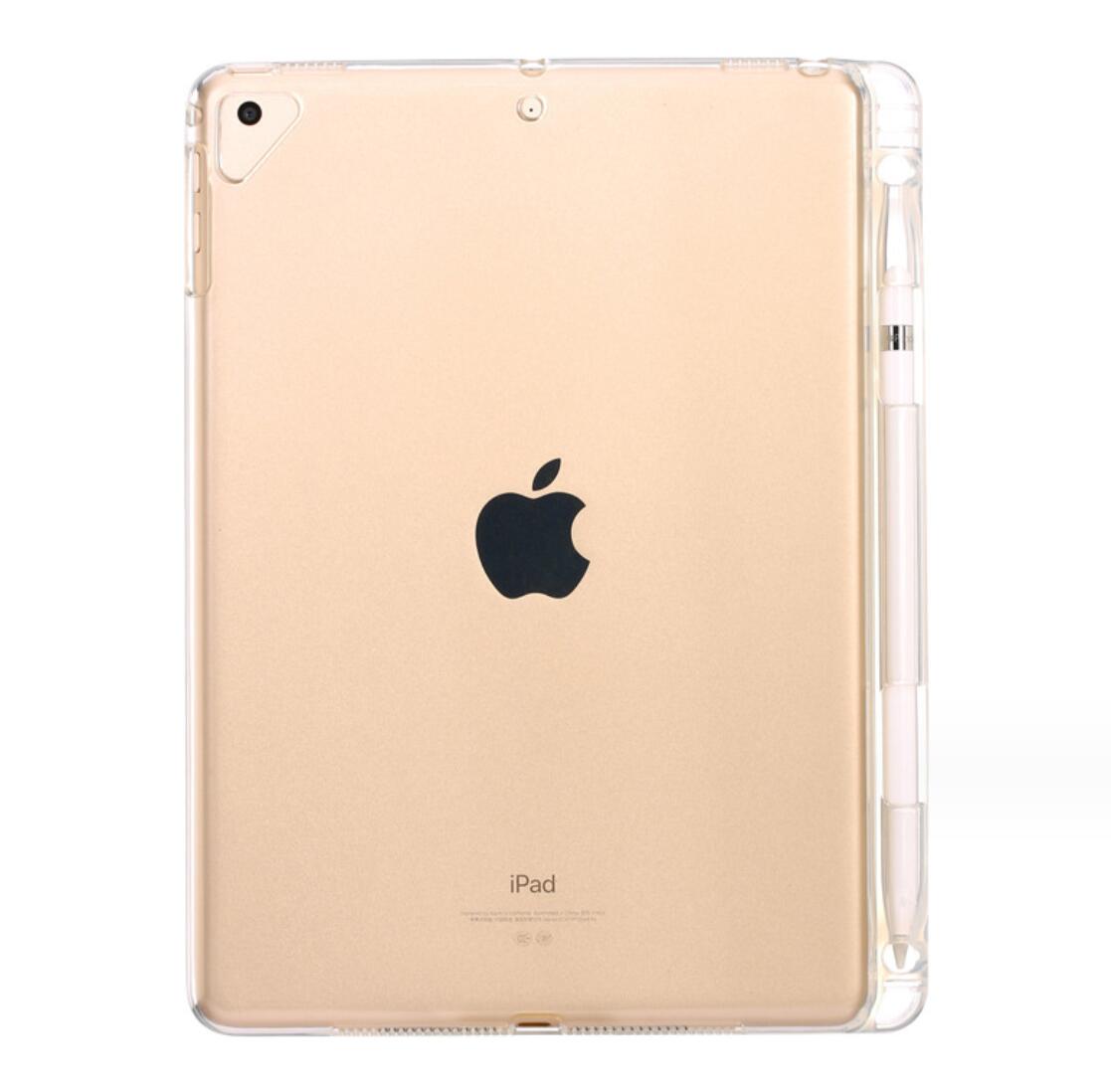 Pencil Holder Clear TPU Apple iPad 5 Case Transparant