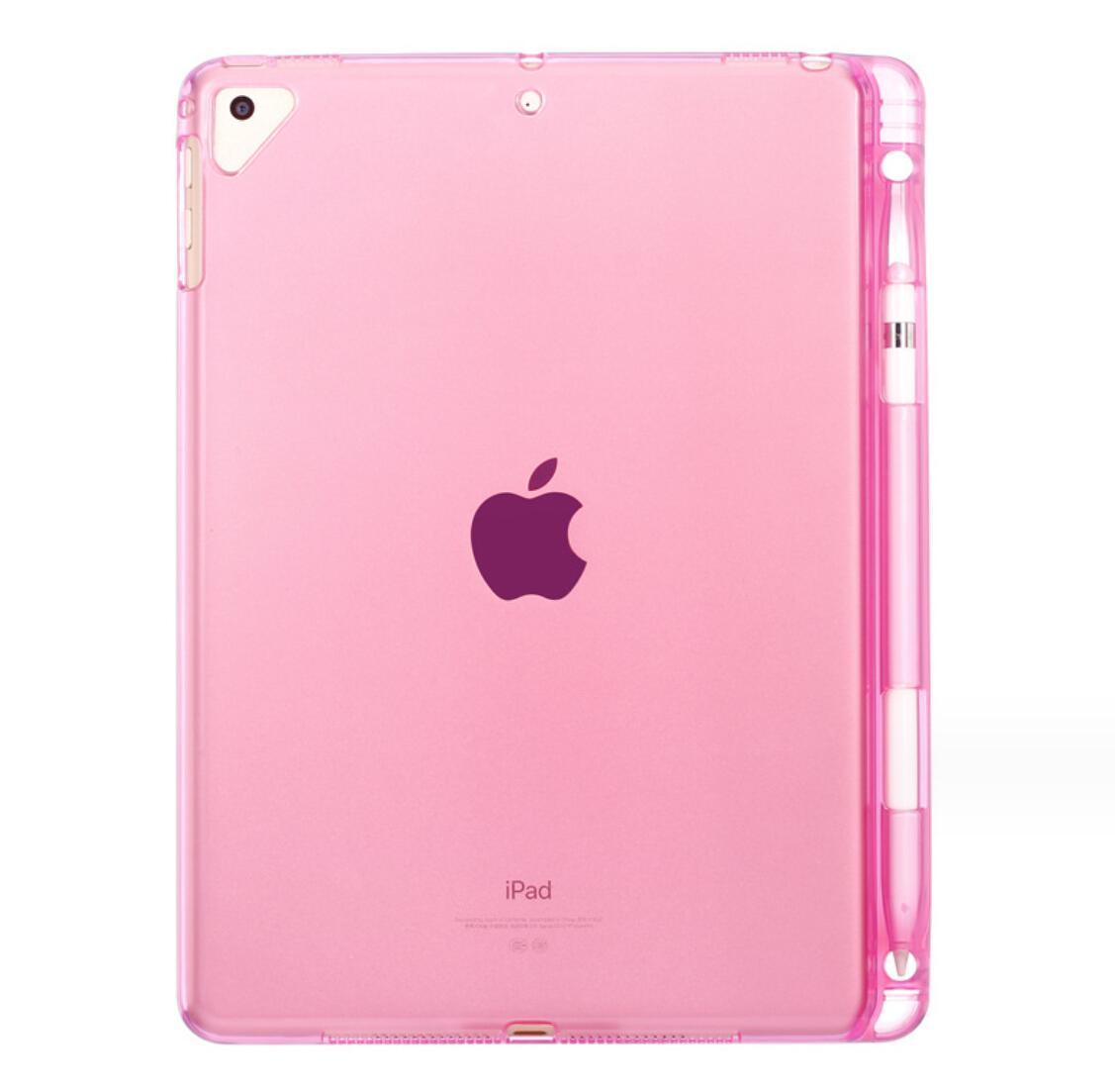 Pencil Holder Clear TPU Apple iPad 5 Case Transparant