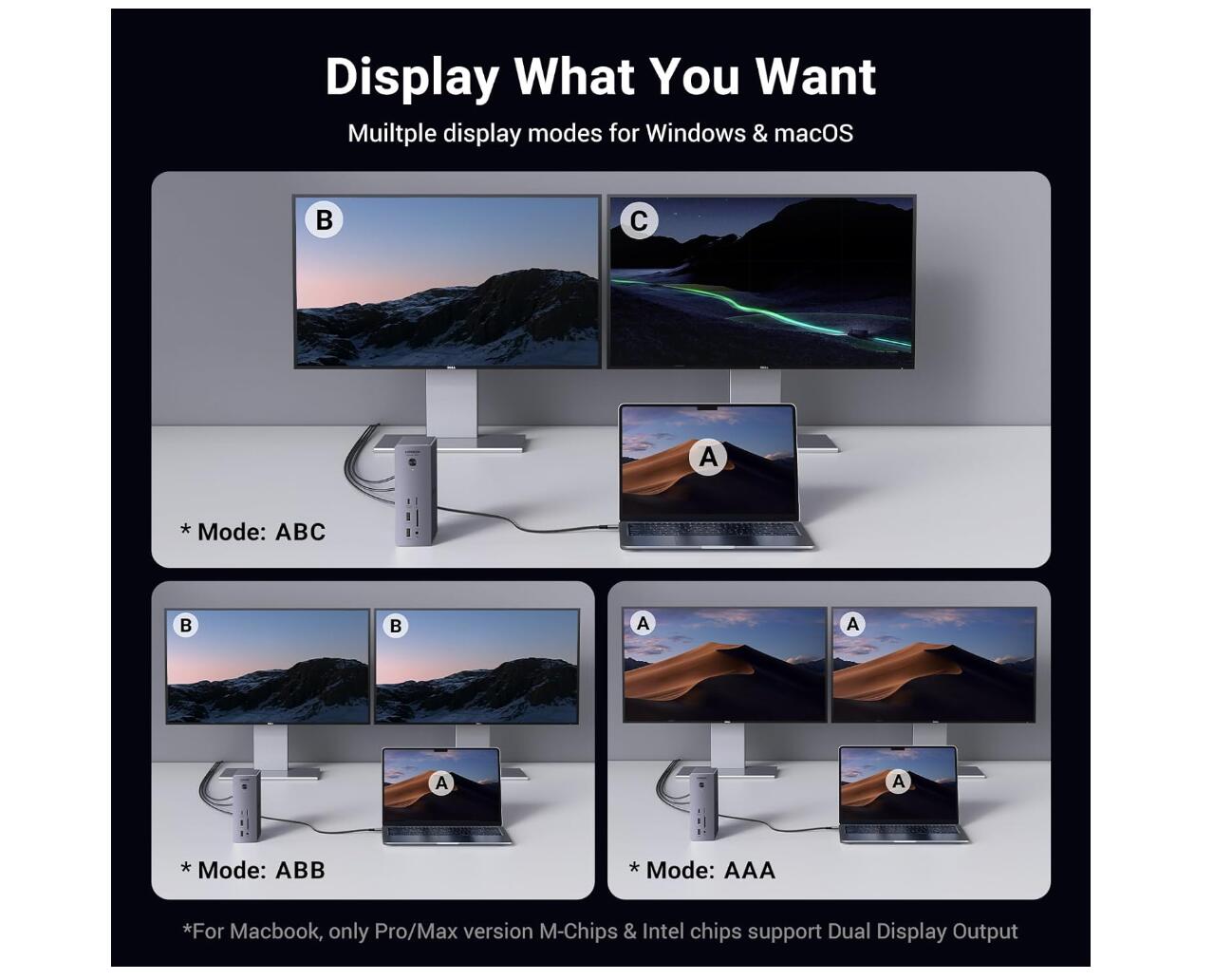 Revodok Max 13-in-1 Massive Expansion Docking Station 8K