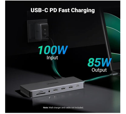 Revodok Pro 13-in-1 USB-C Docking Station 4K Triple 100W