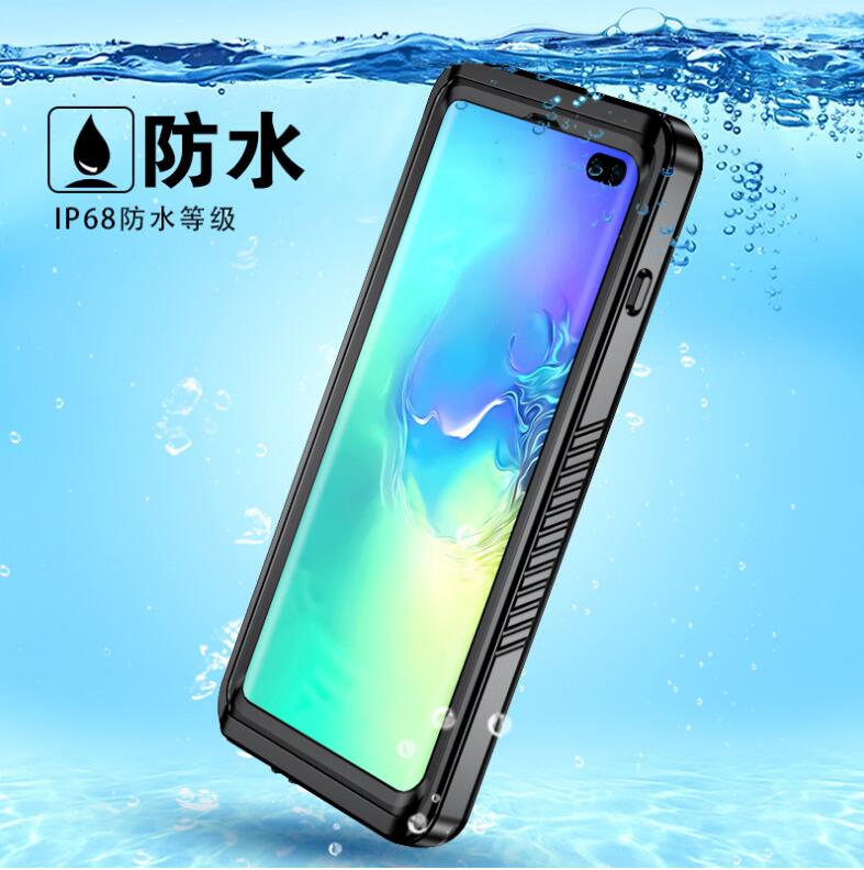 Twill Swimming IP68 Waterproof Samsung Galaxy S10+ Case Bumper Combo