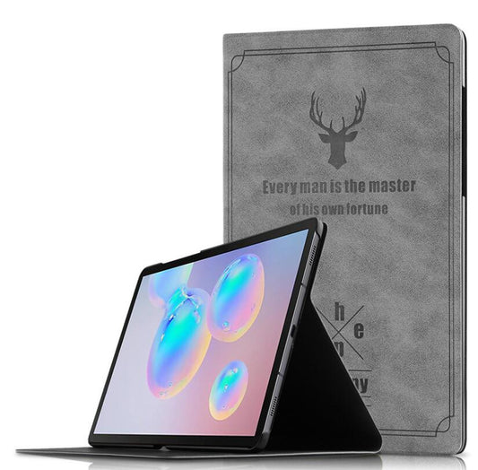 Destiny Imitation Deer Leather Samsung Galaxy Tab S6 Case Folio Stand