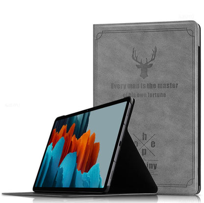 Destiny Imitation Deer Leather Samsung Galaxy Tab S7 Case Folio Stand