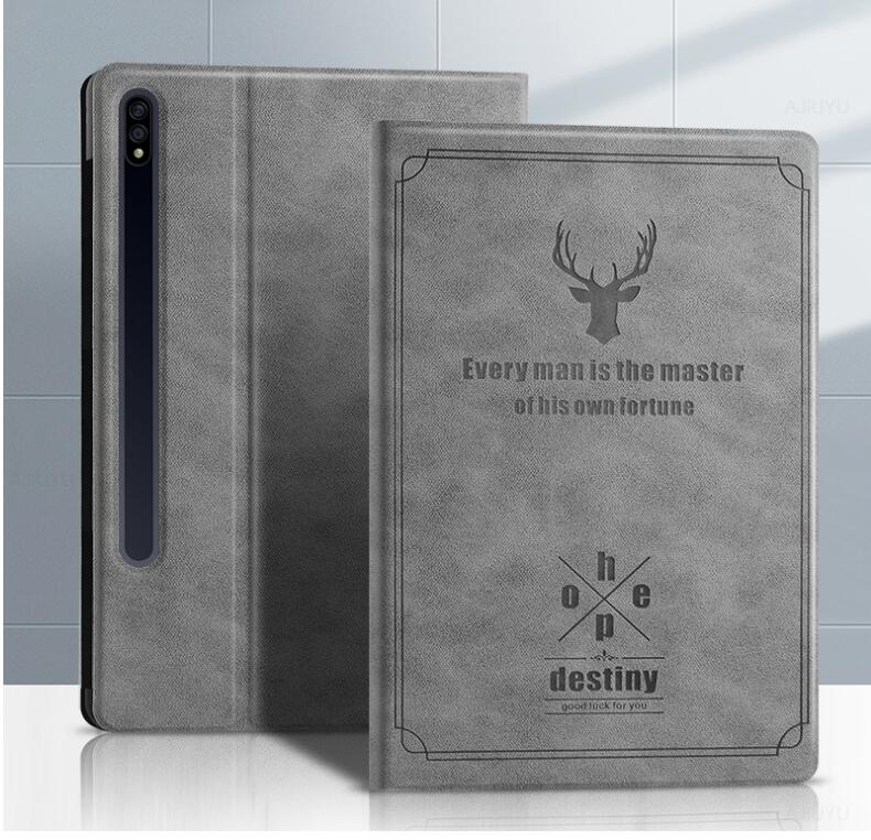 Destiny Imitation Deer Leather Samsung Galaxy Tab S8 Case Folio Stand