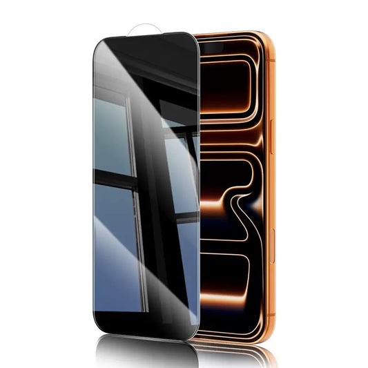 Ultramarine Technology Silk-Printed Black Frame Privacy iPhone Screen Protector