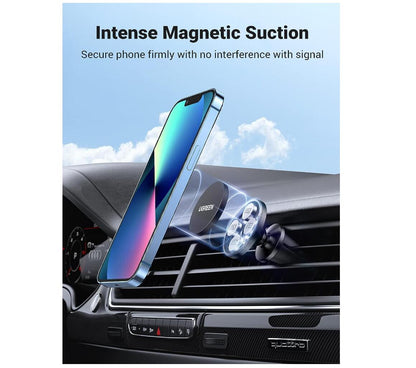 Strong Magnetic Phone Holder Car Mount Silicone Air Vent Clip