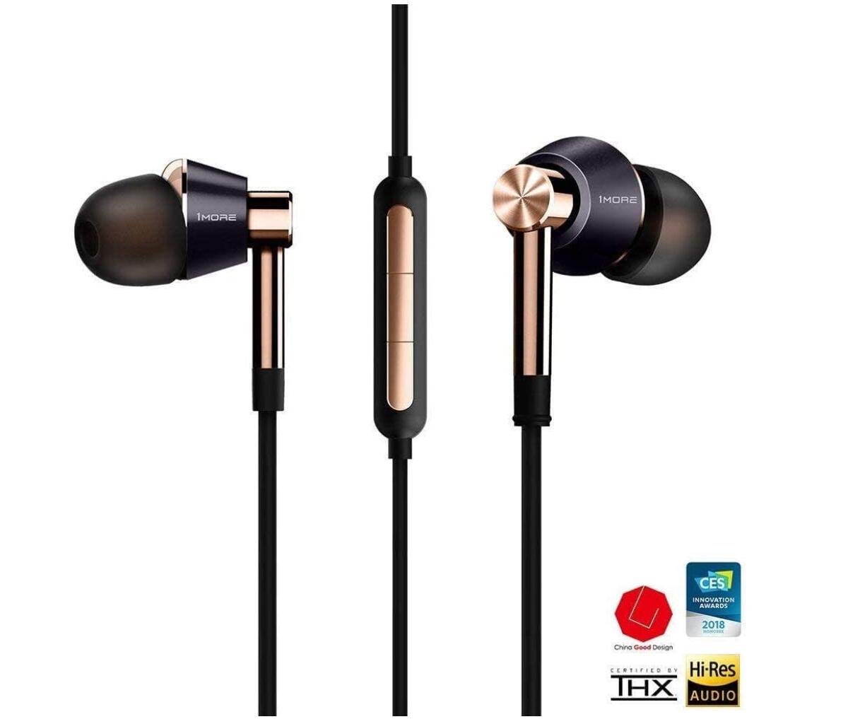 Triple Driver Earphone Hi-Res with Remote High Solution