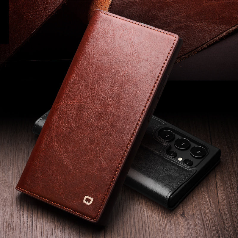 Ultramarinetech-qialion-wallet-glossy-cowhide-leather-galaxy-s25-ultra-phone-case-1