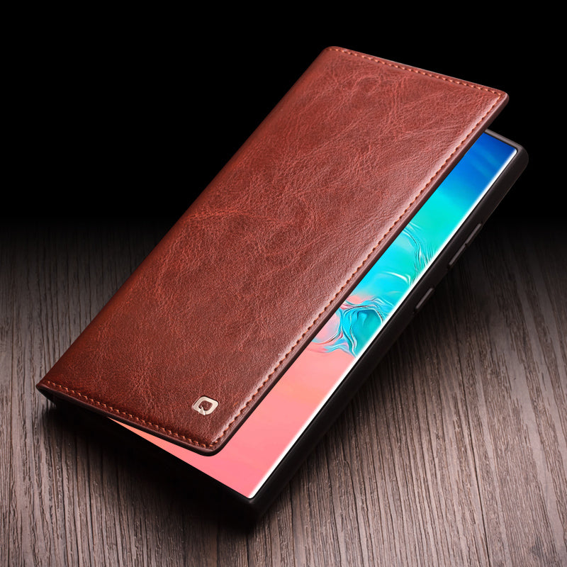 Ultramarinetech-qialion-wallet-glossy-cowhide-leather-galaxy-s25-ultra-phone-case-3