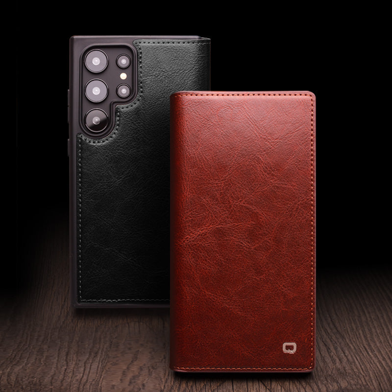 Ultramarinetech-qialion-wallet-glossy-cowhide-leather-galaxy-s25-ultra-phone-case-4