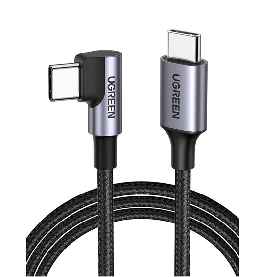 Unique PD 60W Right Angle Type-C Cable USB-C to USB-C