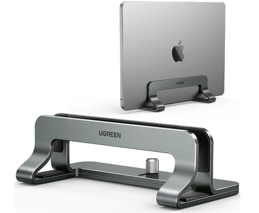 Vertical Laptop Stand Holder Desk Aluminum Adjustable Anti-Slip