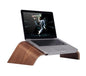 Walnut Wood Laptop Stand Tray Gradient Oblique Holder