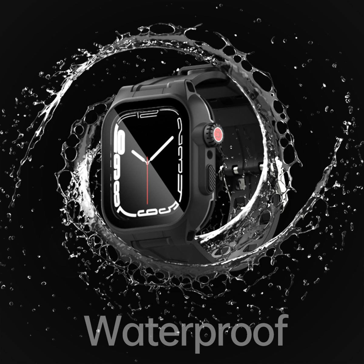 Ultramarine Technology with Waterproof Watch Case with Silicone Band | Protection & Performance