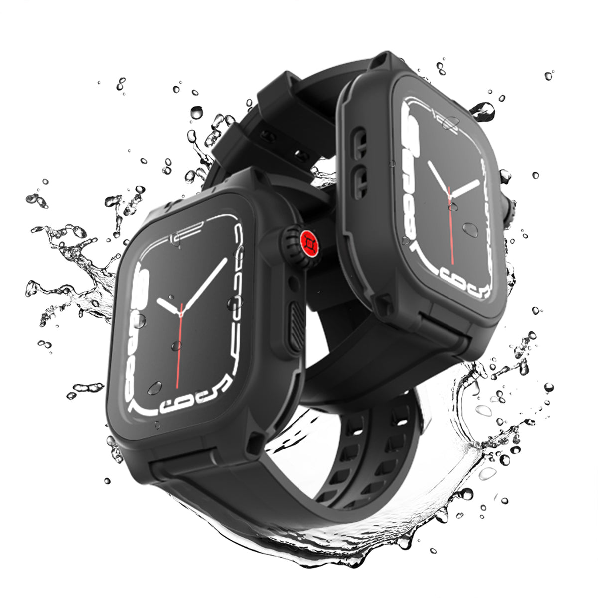 Ultramarine Technology with Waterproof Watch Case with Silicone Band | Protection & Performance