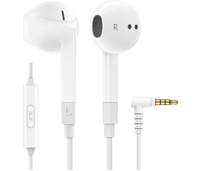 Wired Earphone with  Microphone Noise Isolution Cord 3.5mm