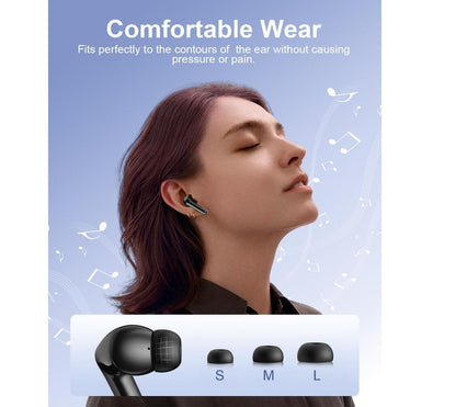 Wireless Bluetooth Earbuds 40H Playtime IPX5 Waterproof LED