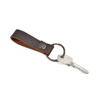 Men's Genuine Leather Keychain Keyrope Gift Personality Handmade